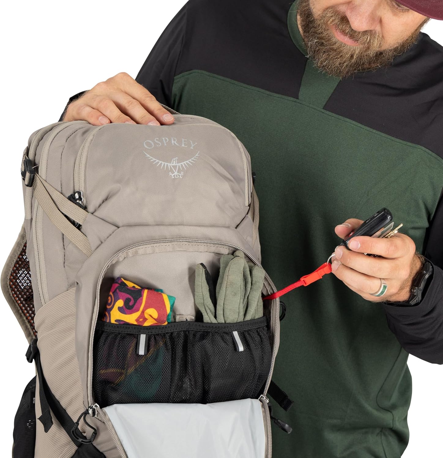 Osprey Raptor 14L Men's Mountain Biking Backpack with Hydraulics Reservoir - Image 8